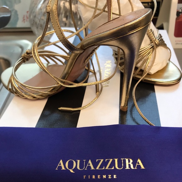 Aquazzura gold sandal - Picture 2 of 4